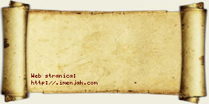 Nina Rosić vizit kartica